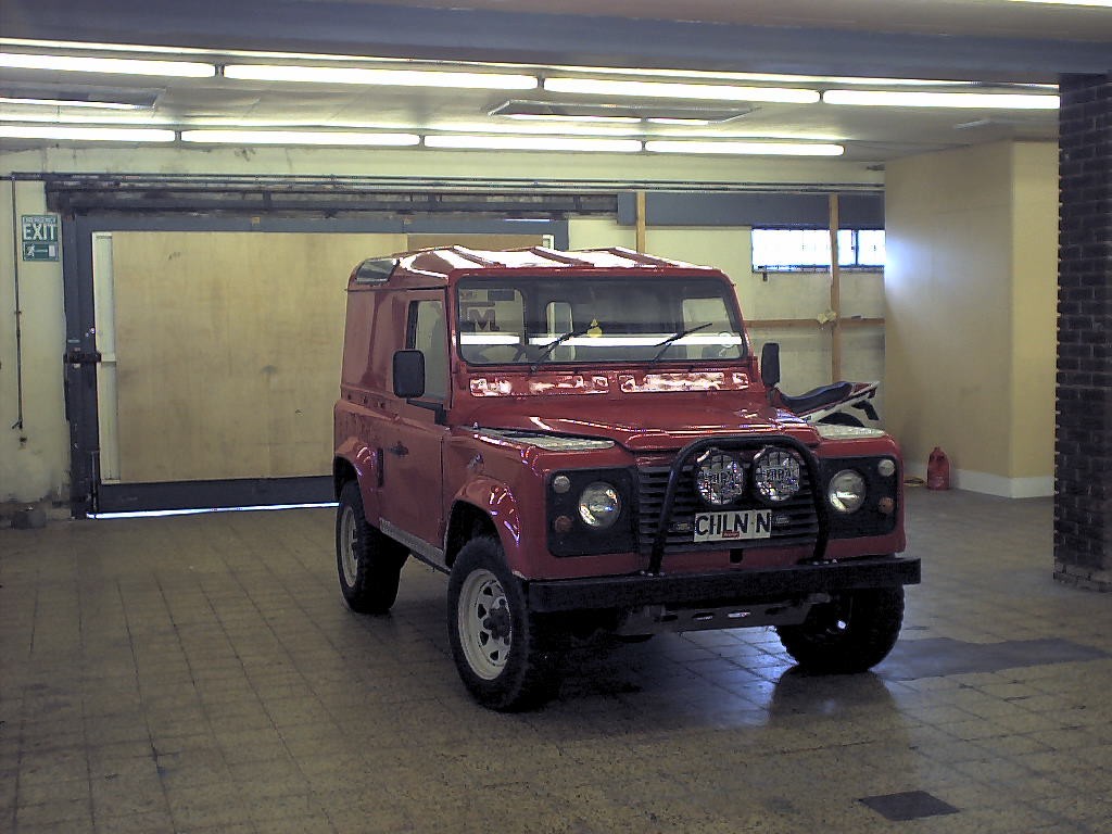 Jamie's Landrover